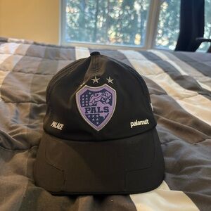 Palace Palamat Shell 6-Panel Hat Black/Purple #palace #hats #6panel